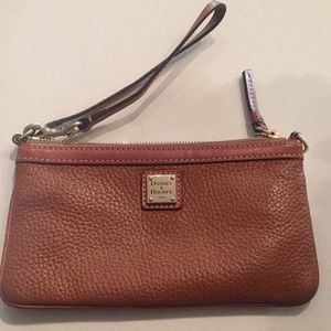 Cognac Leather Dooney & Bourke clutch